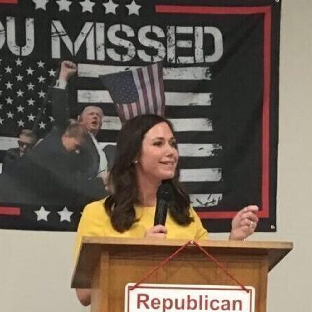 Katie Britt speaking to Republican Women of Coffee County Alabama News
