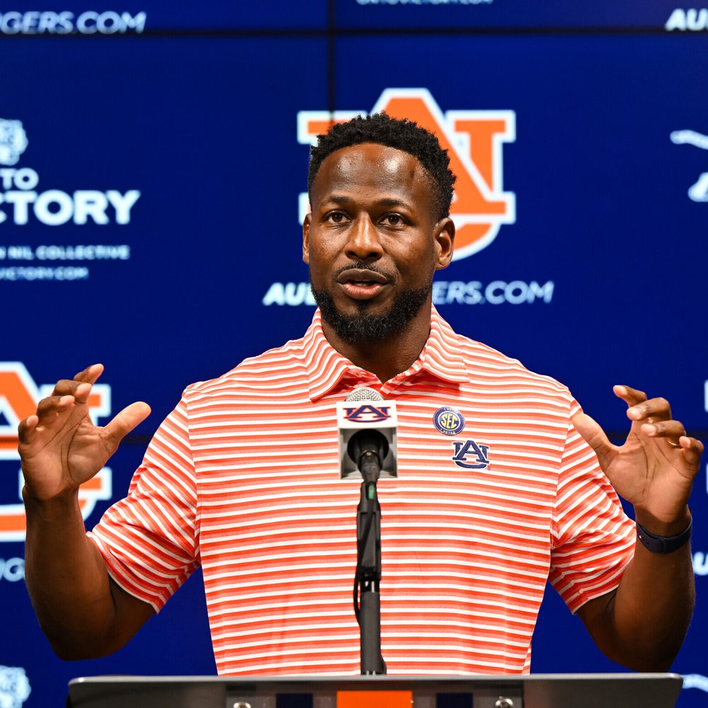 Coach Carnell Williams presser on Monday, Nov 7 2022 in Auburn, AL. Todd Van Emst/AU Athletics Alabama News