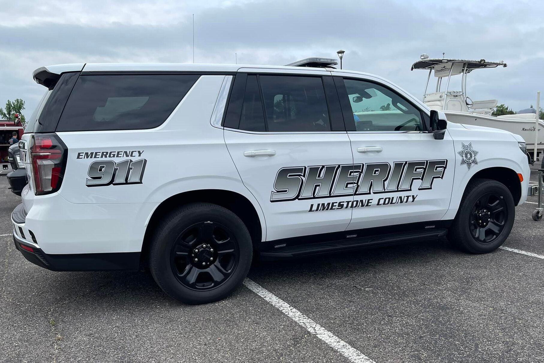 Limestone County Sheriff vehicle