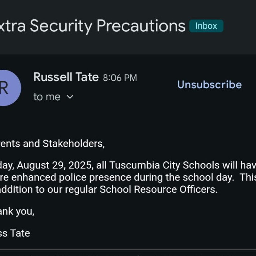 Tuscubmia email Alabama News