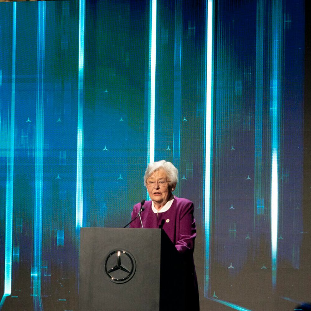 Governor Kay Ivey gave remarks to the Mercedes Benz Battery Plant Opening, 3/15/2022 Alabama News