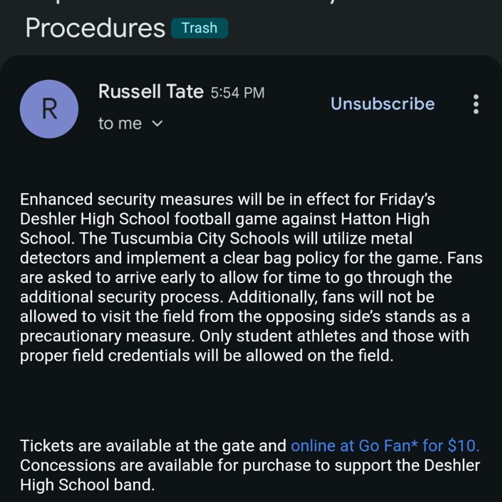 Tuscubmia email Alabama News