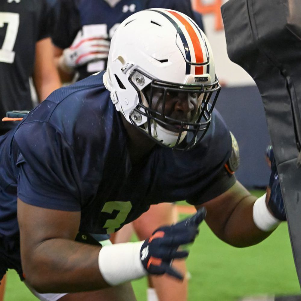 Zykeivous Walker (3) during Auburn football practice on Friday, March 18, 2022 in Auburn, Ala. Todd Van Emst/AU AthleticsTodd Van Emst/AU Athletics Alabama News
