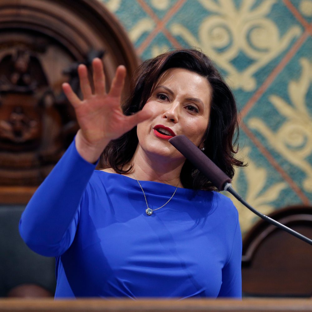 Michigan Gov. Gretchen Whitmer delivers her State of the State address to a joint session of the House and Senate, Tuesday, Feb. 12, 2019, at the state Capitol in Lansing, Mich. (AP Photo/Al Goldis) Alabama News