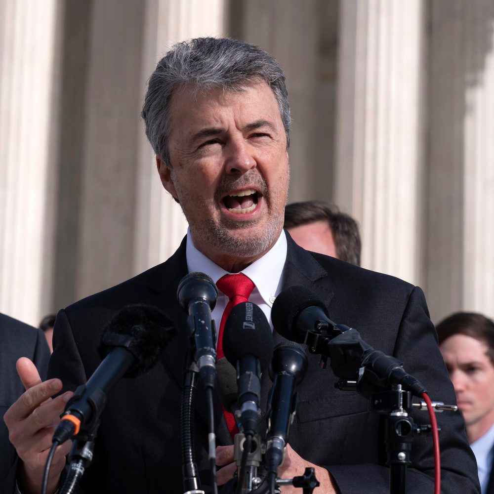 Alabama Attorney General Steve Marshall talks to reporters outside of the Supreme Court, Wednesday, Dec. 4, 2024, in Washington. (AP Photo/Jose Luis Magana) Alabama News