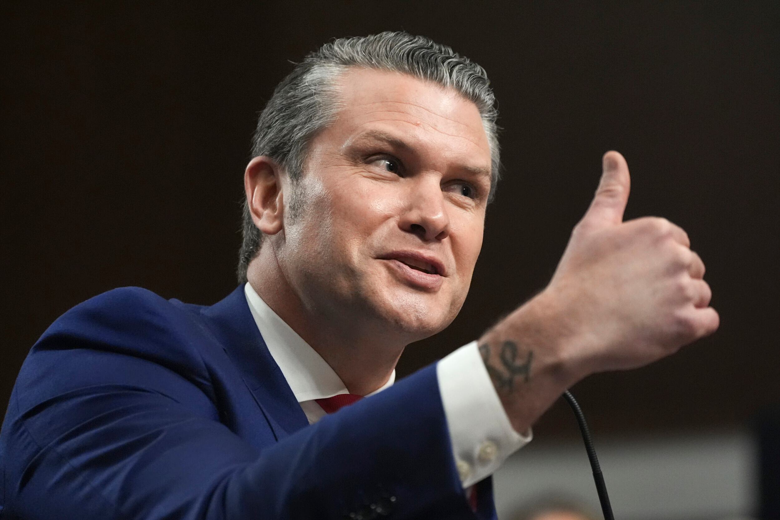 U.S. Space Command signage unveiling ceremony bringing Hegseth to ...