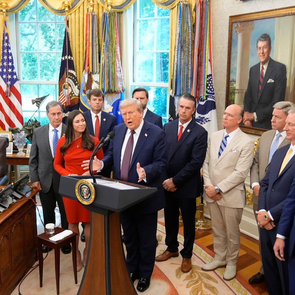 President Donald Trump speaks during an event about the relocation of U.S. Space Command headquarters from Colorado to Alabama in the Oval Office of the White House, Tuesday, Sept. 2, 2025, in Washington. (AP Photo/Mark Schiefelbein) Alabama News