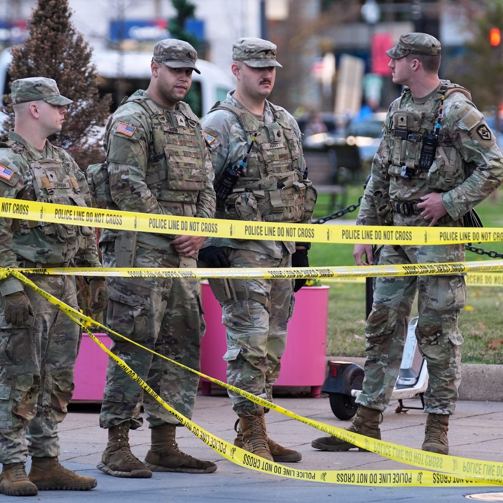 National Guard are seen after reports of two National Guard soldiers shot near the White House in Washington, Wednesday, Nov. 26, 2025. (AP Photo/Evan Vucci) Alabama News