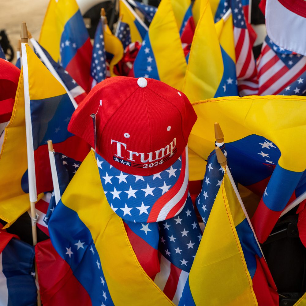 Hats and flags are for sale after President Donald Trump announced Venezuelan President Nicolás Maduro had been captured and flown out of the country, in Doral, Fla., Saturday, Jan. 3, 2026. (AP Photo/Jen Golbeck) Alabama News