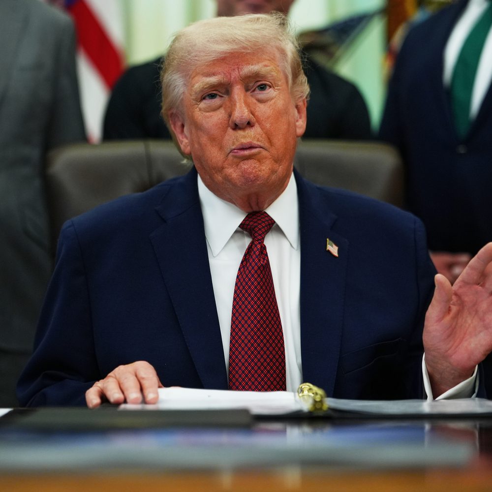 President Donald Trump speaks in the Oval Office of the White House, Saturday, April 18, 2026, in Washington. (AP Photo/Julia Demaree Nikhinson) Alabama News