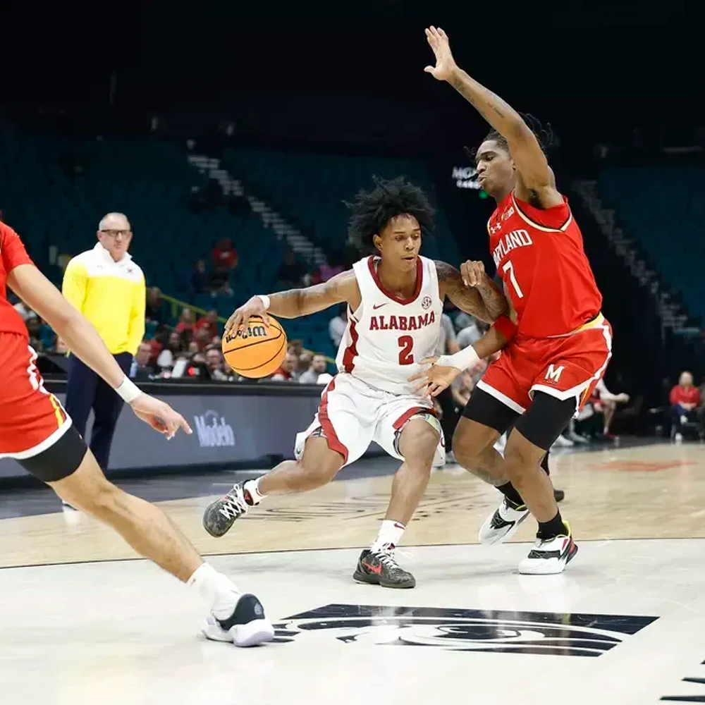 Alabama Basketball Aden Holloway vs Maryland Alabama News