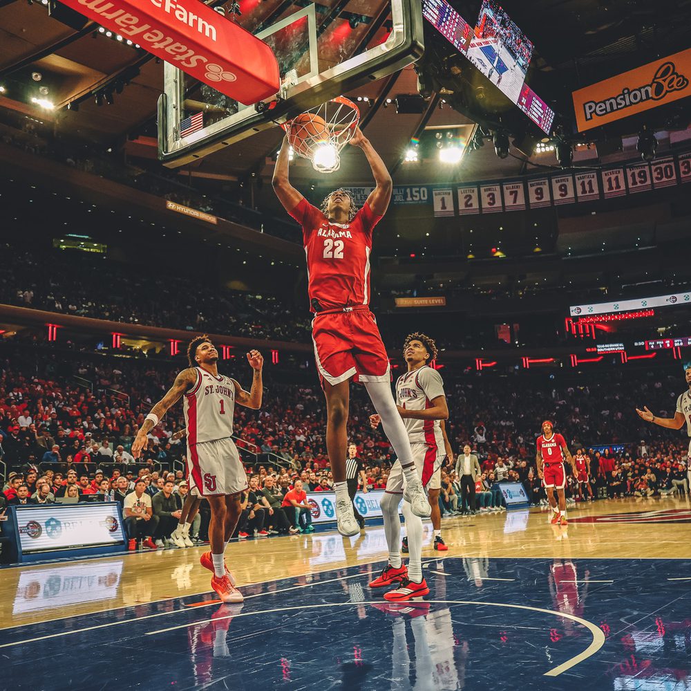 Alabama Basketball Aiden Sherrell vs St. John's Alabama News