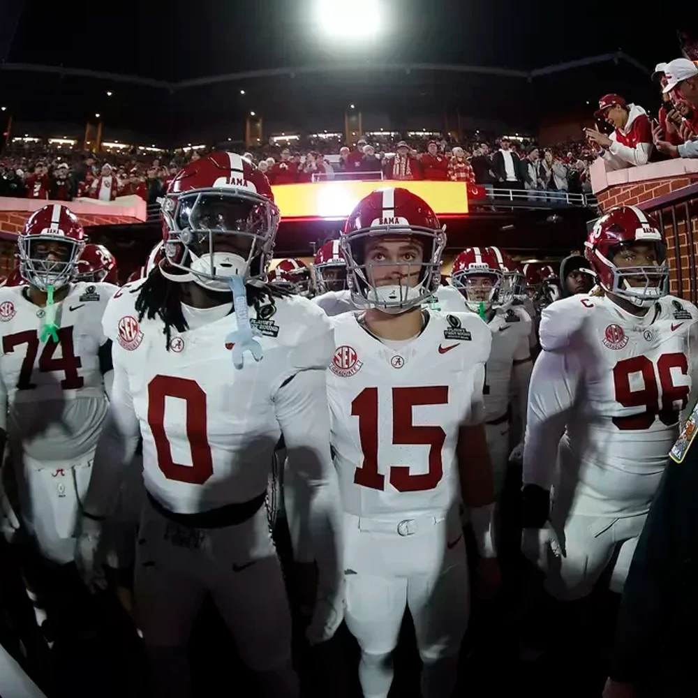 Alabama Football Exiting Tunnel vs Oklahoma CFP Alabama News