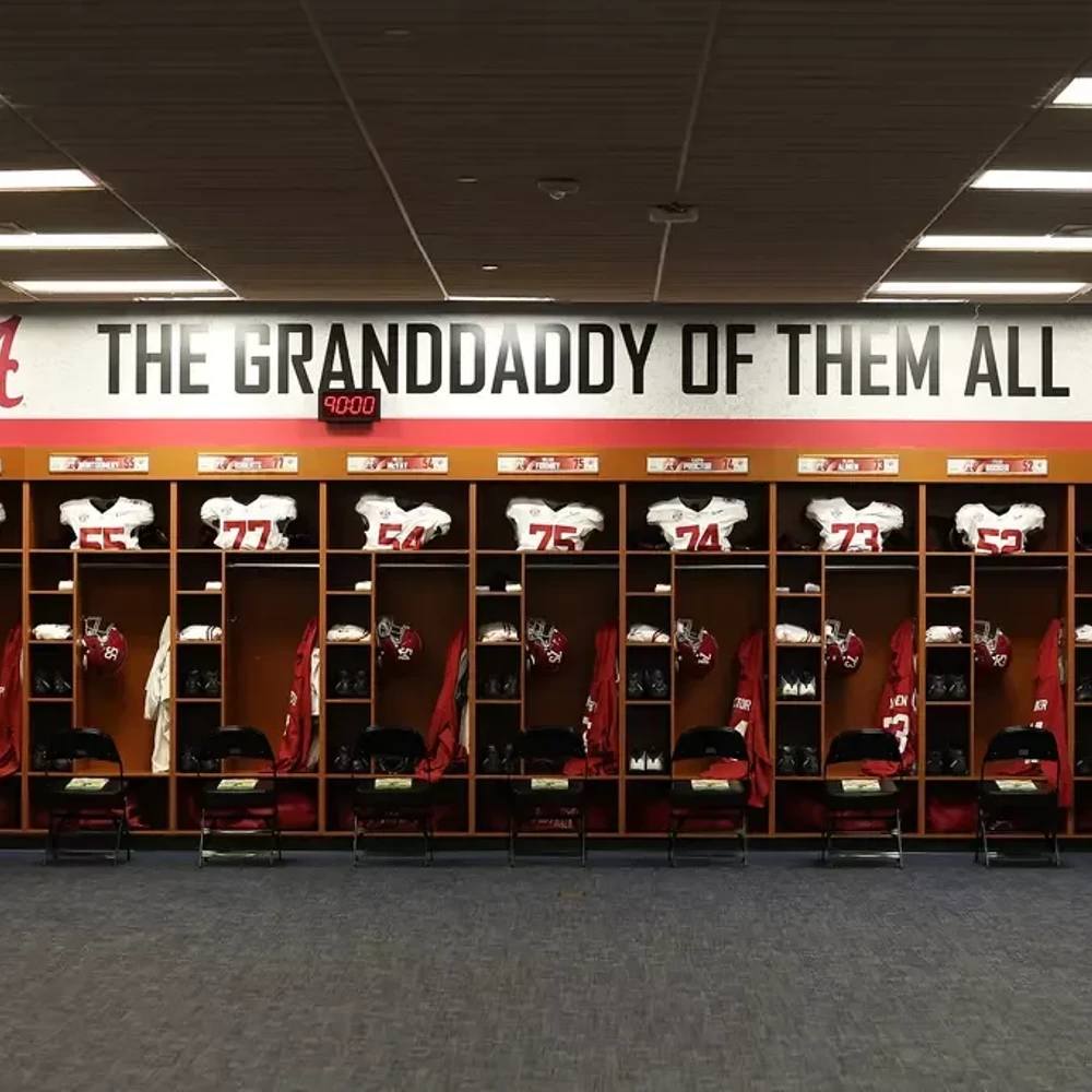 Alabama Football Locker Room Rose Bowl 2024 Alabama News