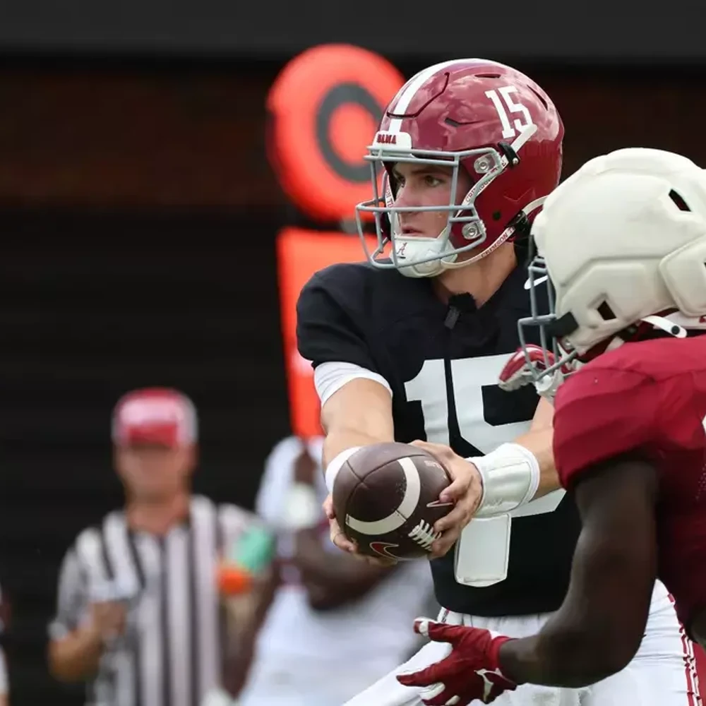 Alabama Football Ty Simpson Fall Practice Alabama News