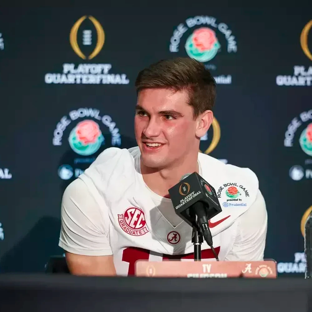 Alabama Football Ty Simpson Rose Bowl Press Conference Alabama News