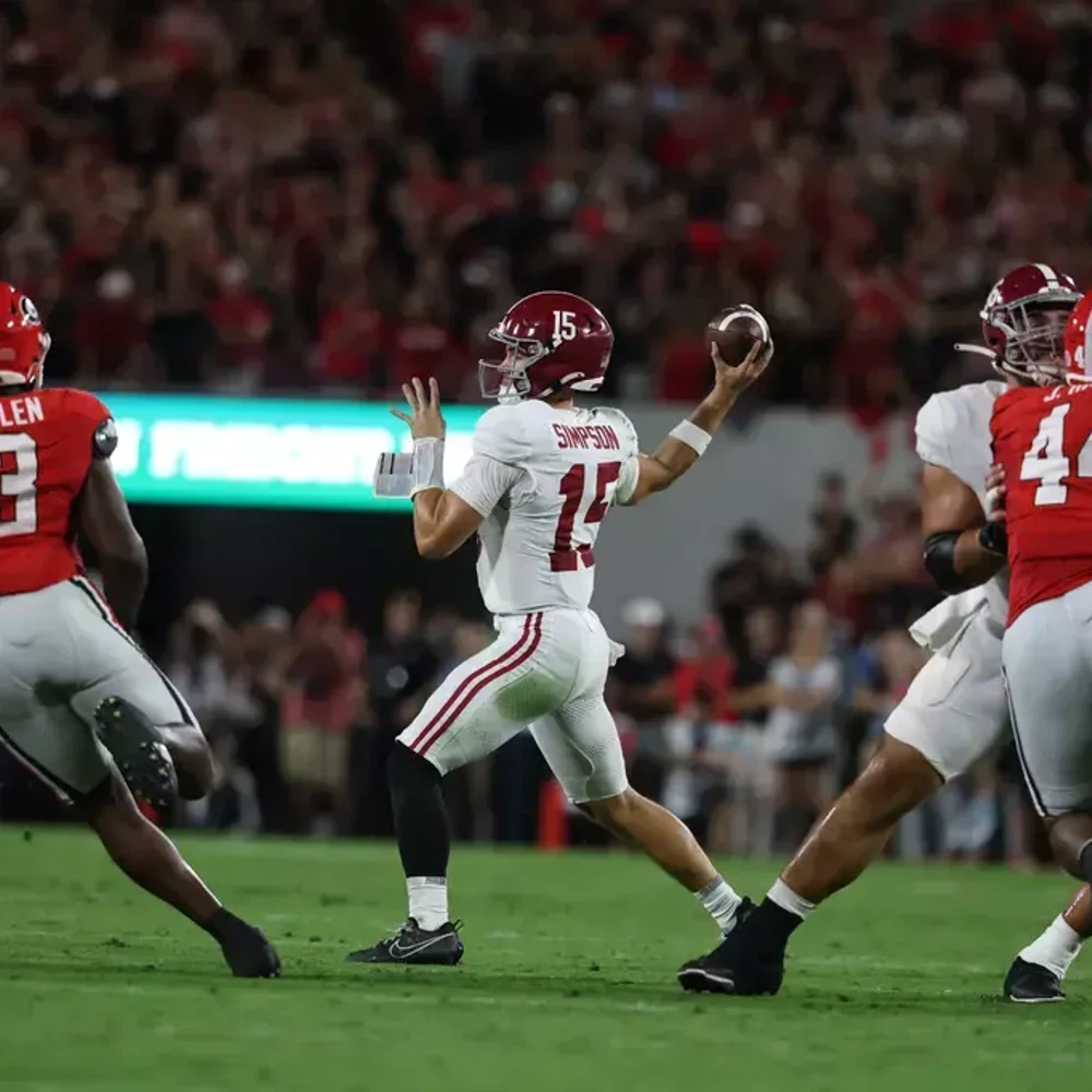 Alabama Football Ty Simpson vs Georgia Alabama News