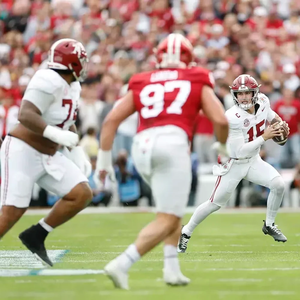 Alabama Football Ty Simpson vs Indiana at Rose Bowl College Football Playoffs Alabama News