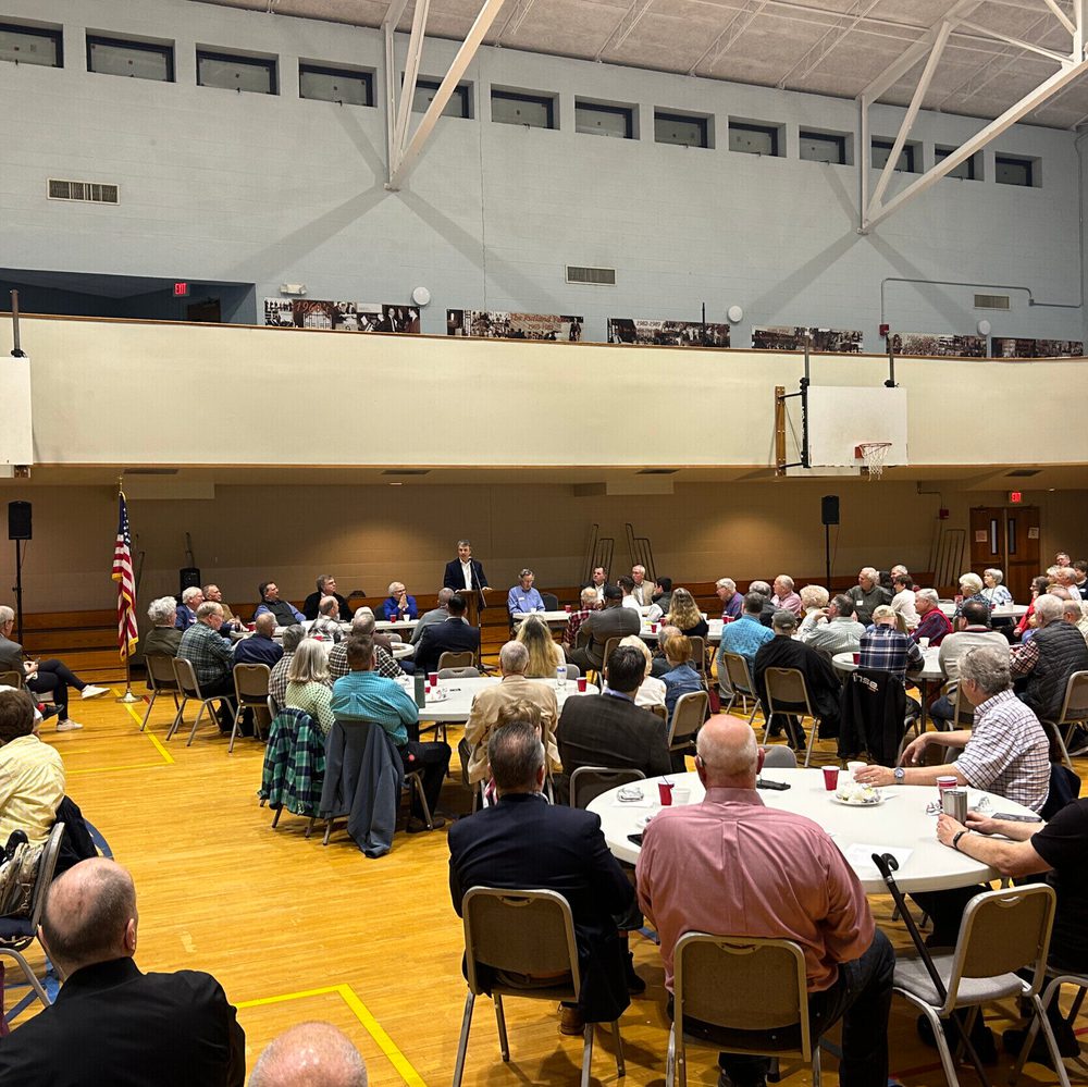Steve Marshall hville mens bfast room shot Alabama News