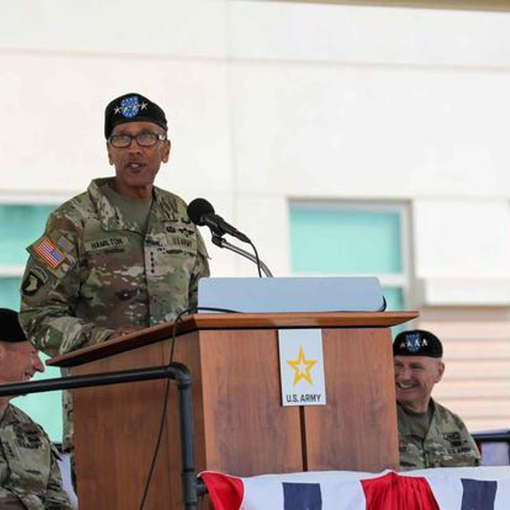 US Army Gen. Charles Hamilton, Commander USAMC Alabama News