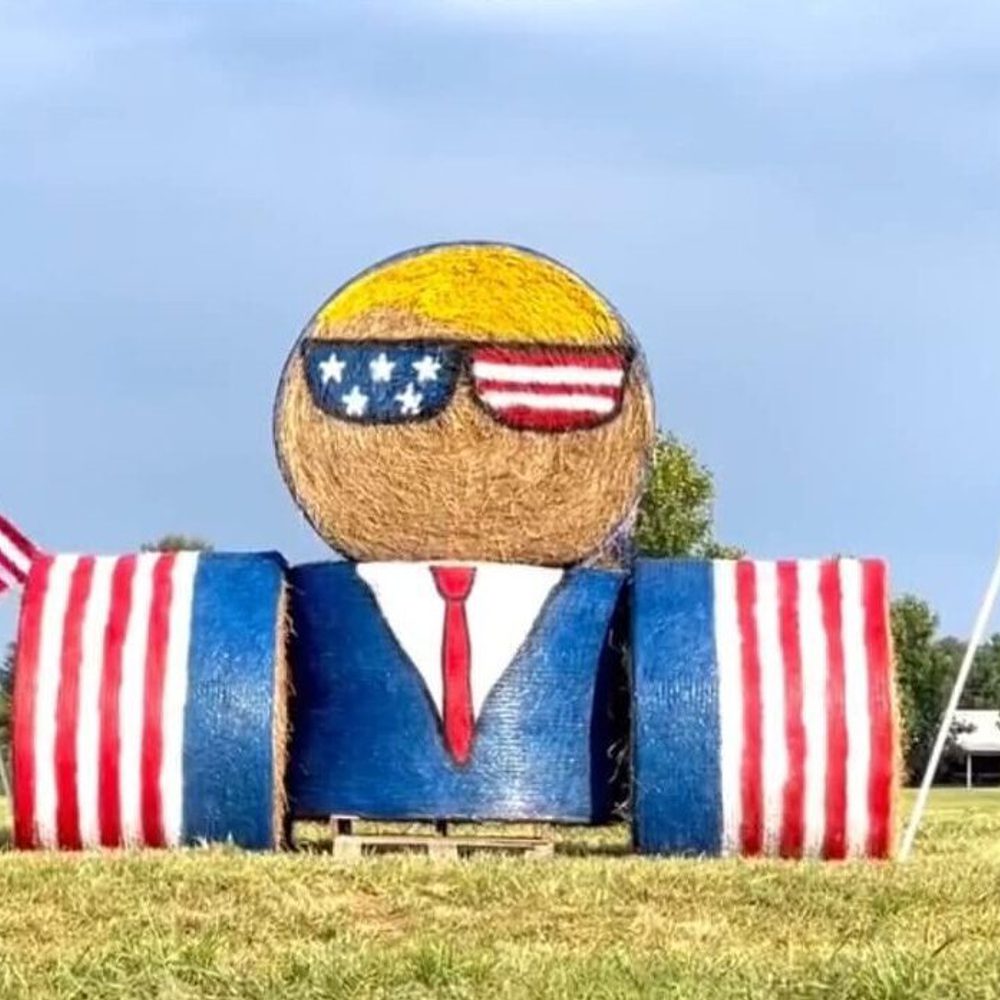 Trump Hay Bale 9 Alabama News