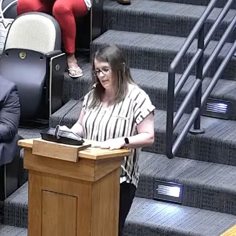 Angel Grimes addresses Mobile City Council Alabama News