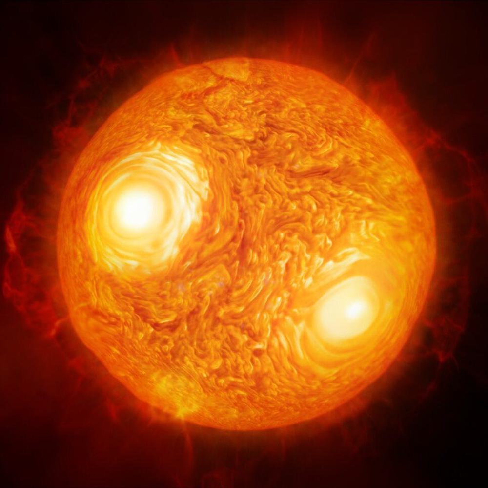 Artists impression of the red supergiant star Antares 1 Alabama News