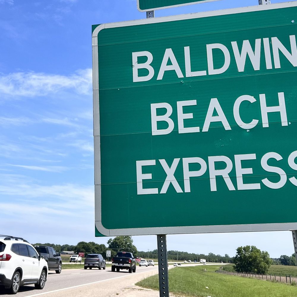 Baldwin Beach Express sign Alabama News