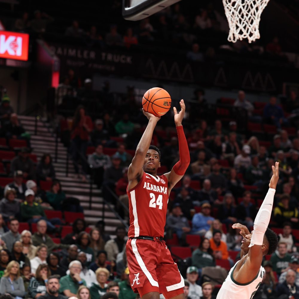 Brandon Miller vs Mich St Twitter AlabamaMBB Alabama News