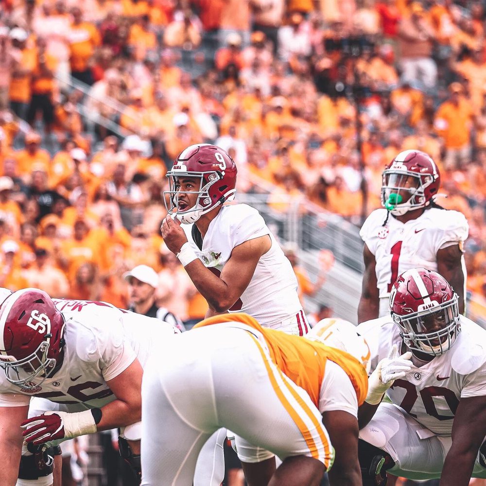 Bryce Young vs Tenn Twitter Alabama FTBL Alabama News