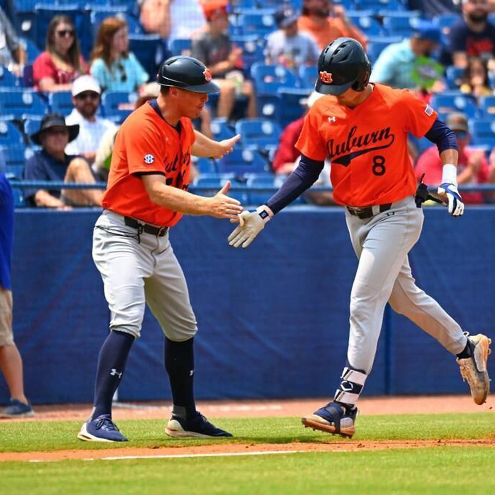Bryson Ware (8) during the game between the Alabama Crimson Tide and the Auburn Tigers at Hoover Metropolitan Complex in Hoover, AL on Thursday, May 25, 2023. Alabama News