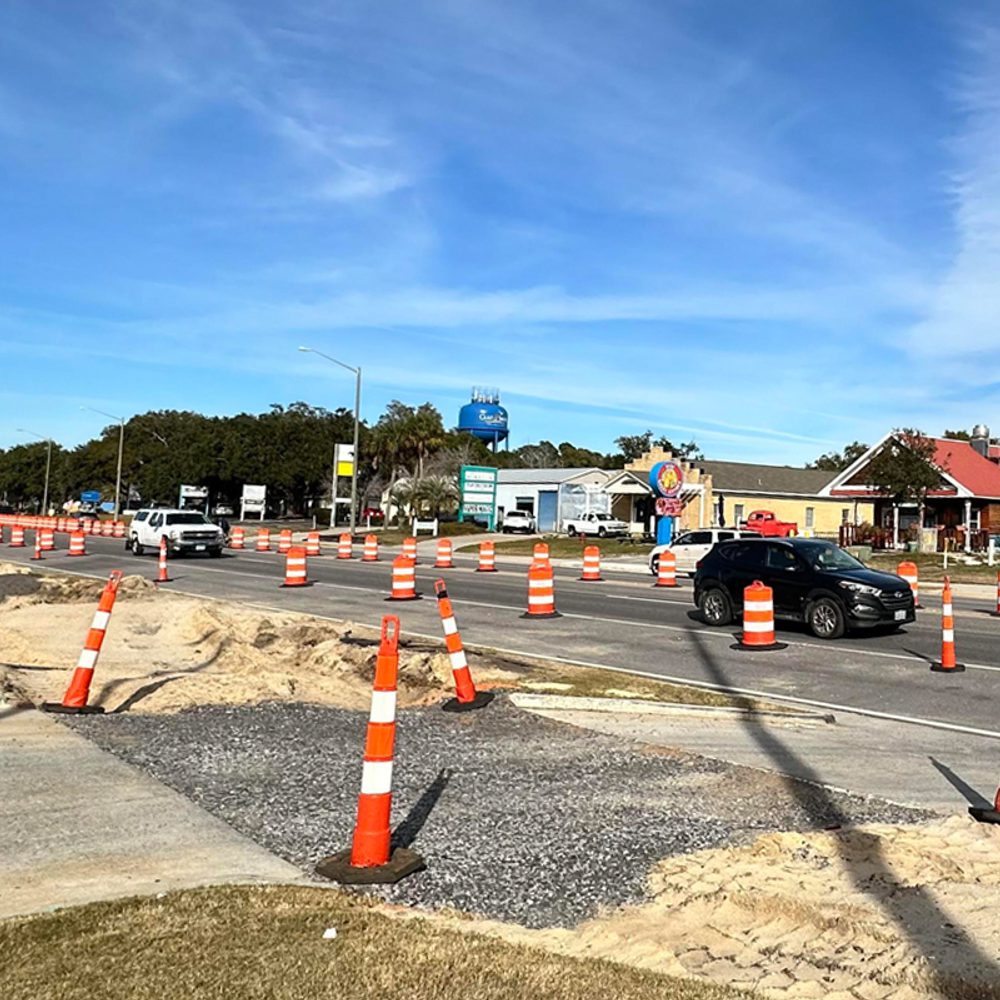 Businesses on the west side of Highway 59 were given gaps between barriers Alabama News