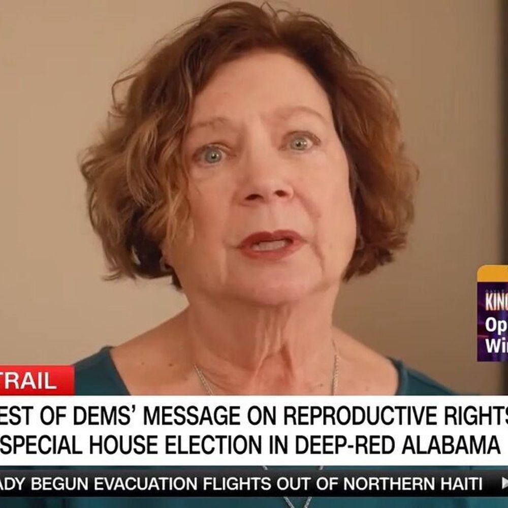 CNN segment on Marilyn Lands screencap, 3/20/2024 Alabama News