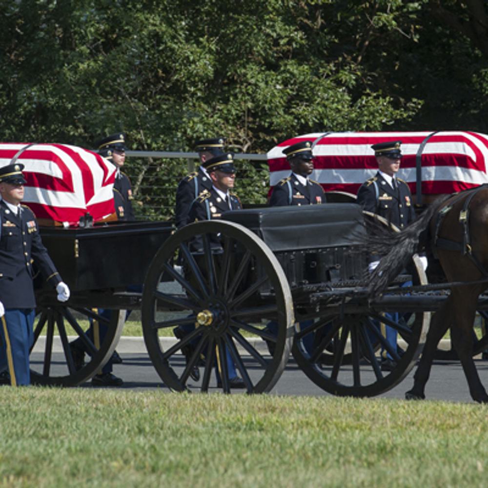 Caissons at Arlington National Cemetery Memorial Veterans Day AP Photo by Cliff Owen Alabama News