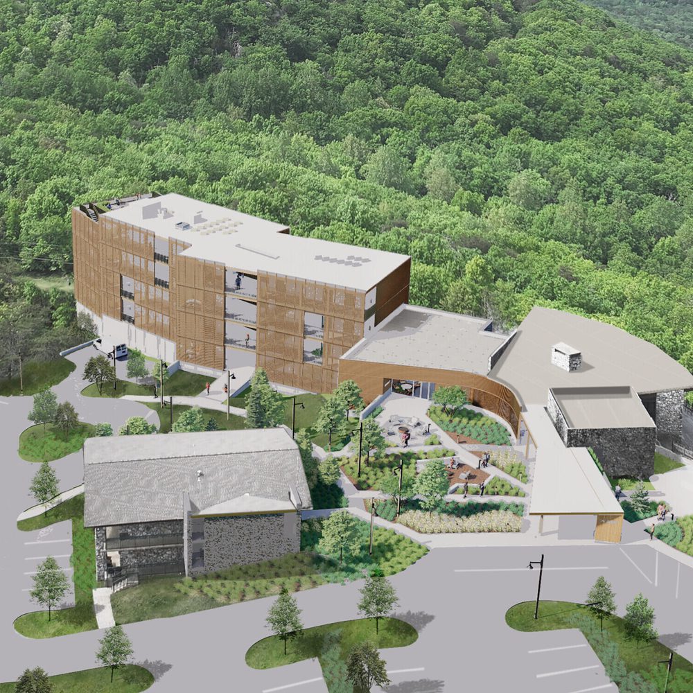 Chambless King Architects Cheaha State Park Lodge Aerial Alabama News