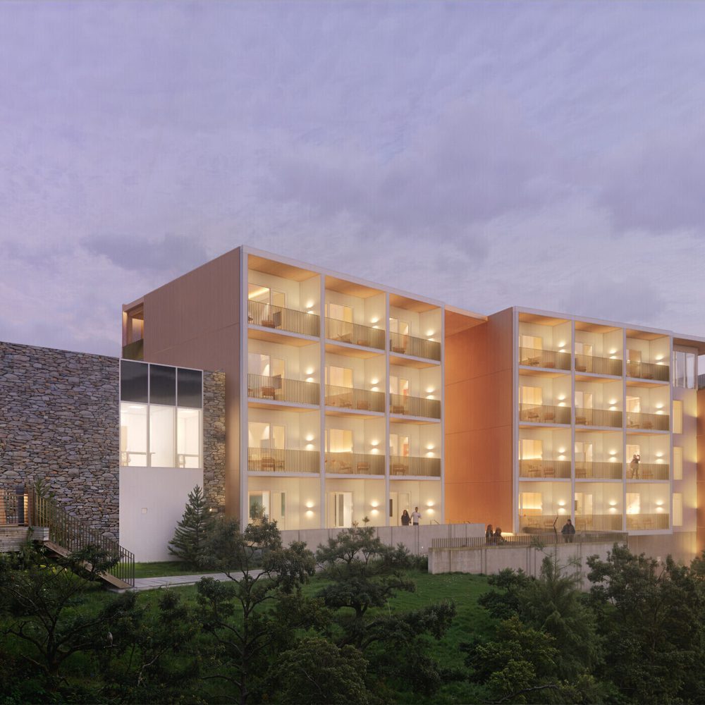 Chambless King Architects Cheaha State Park Lodge Hotel Night Front Alabama News