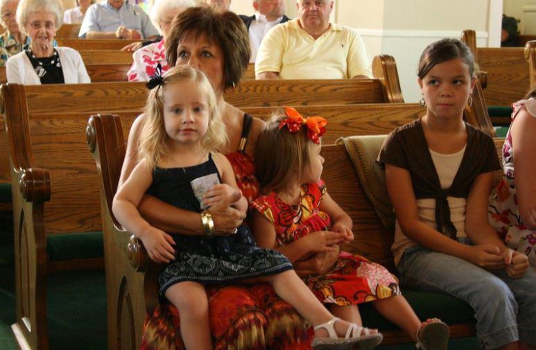 Children in church
