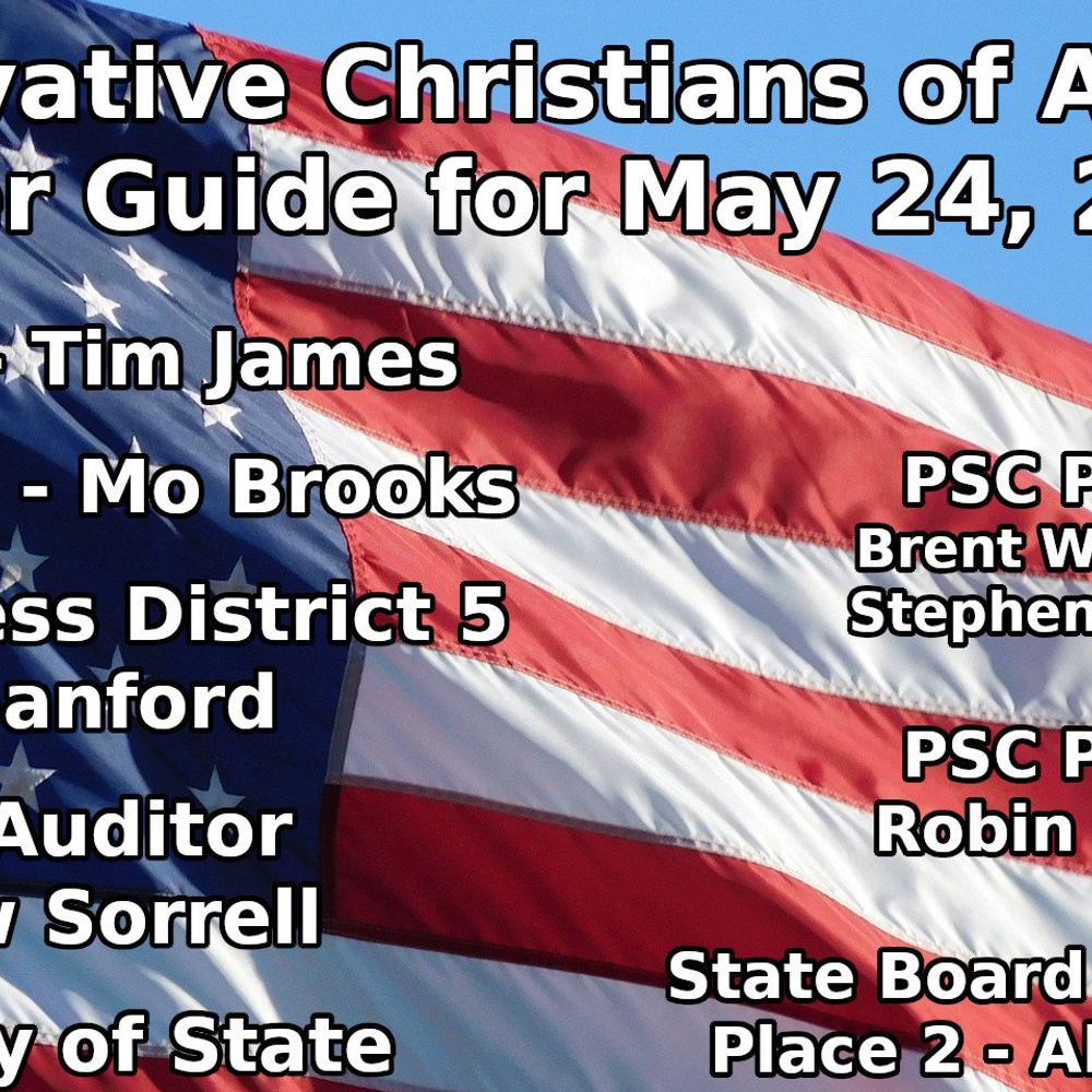 Christian Conservatives Voter Guide 2 Alabama News