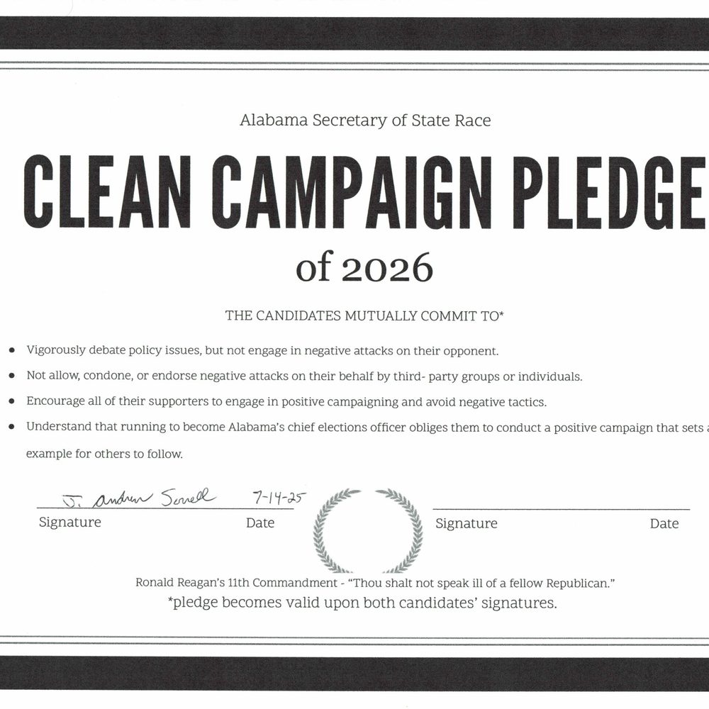 Clean Campaign Pledge Alabama News