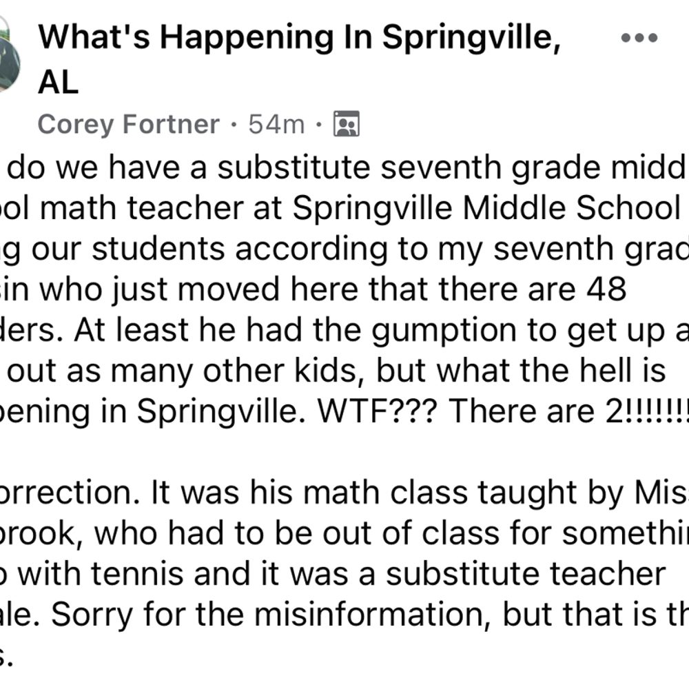 Corey FB2 Alabama News