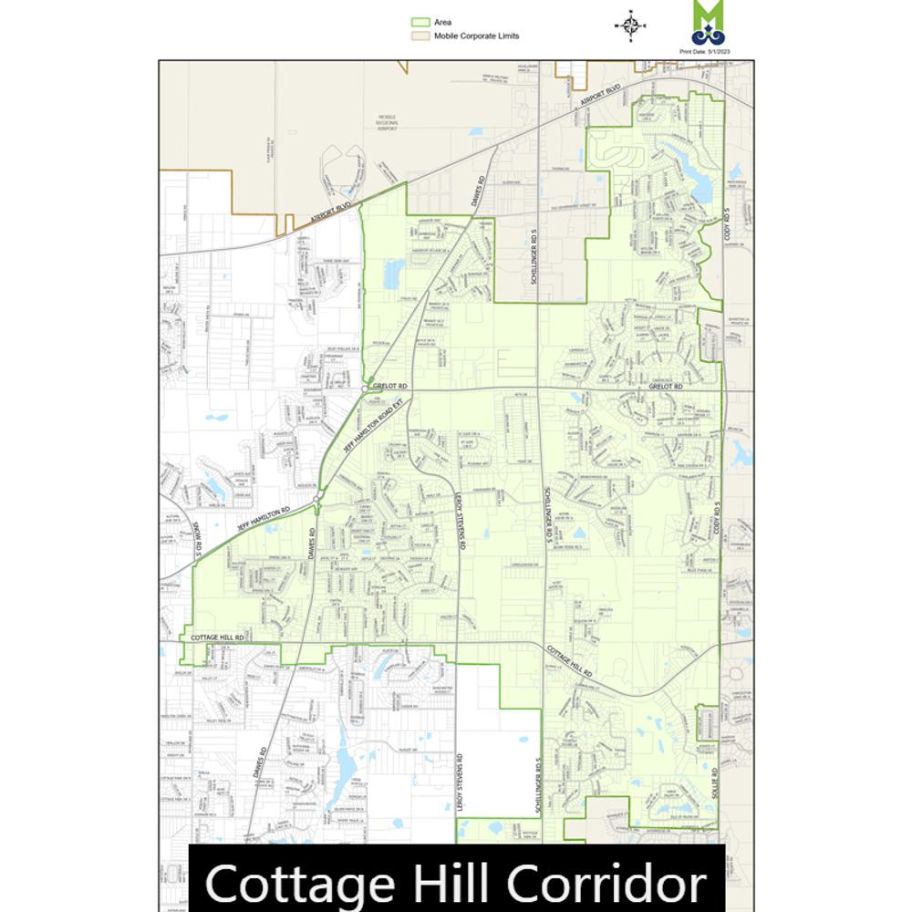 Cottage Hil Corridor map Alabama News