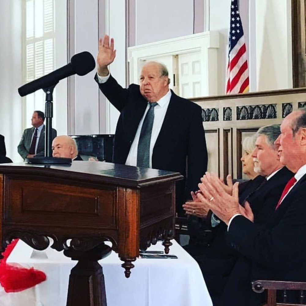 Elbert Peters Speaking at Capitol Alabama News