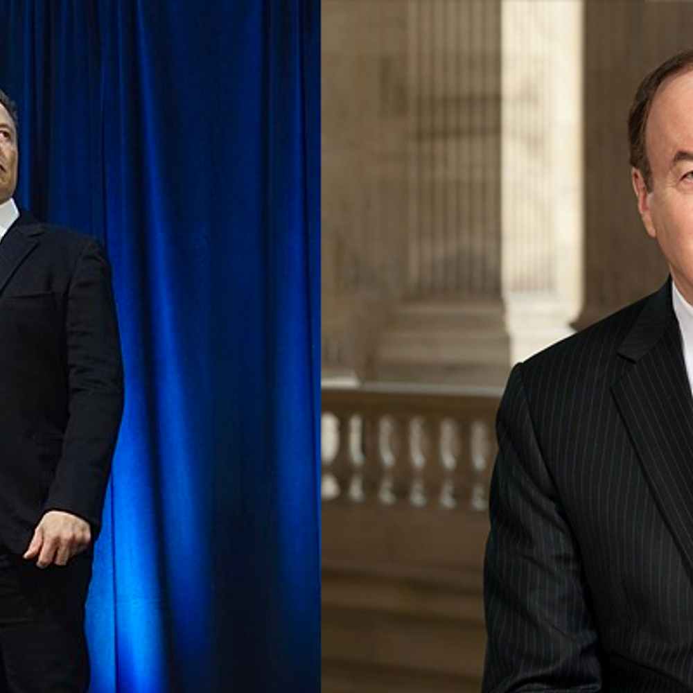 Elon Musk left and Richard Shelby right Photos from Wikipedia Alabama News