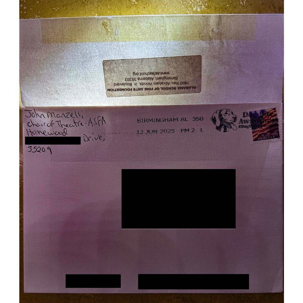 Envelope 6 13 25 Redacted Alabama News