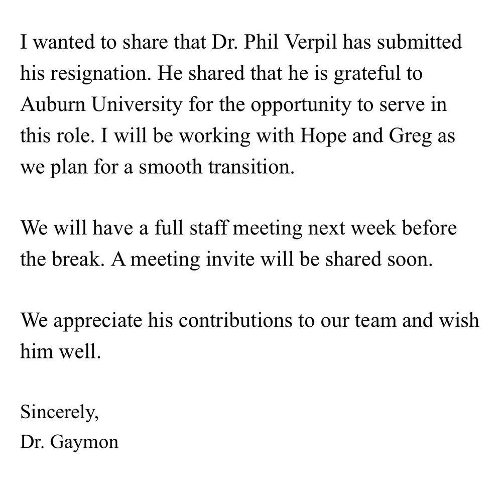 Gaymon Verpil Resignation Alabama News