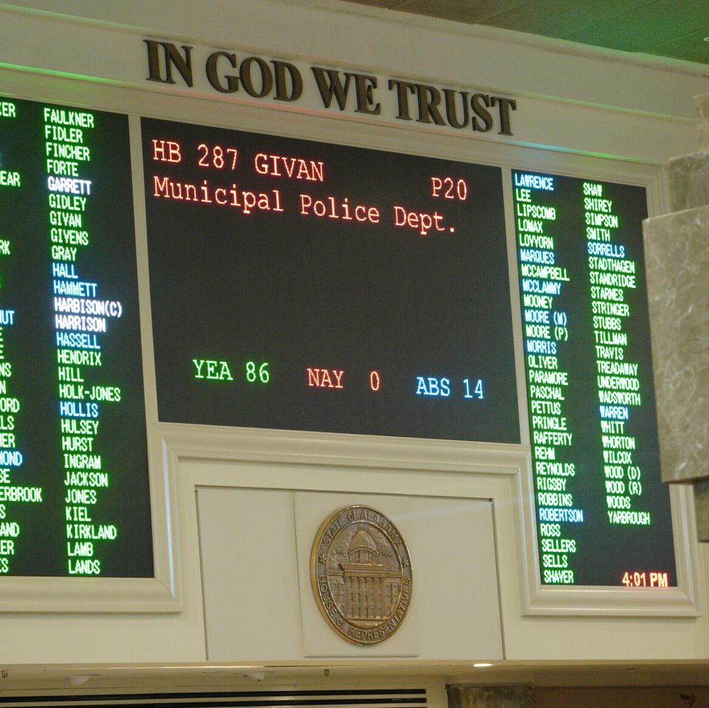 Givan Vote Alabama News