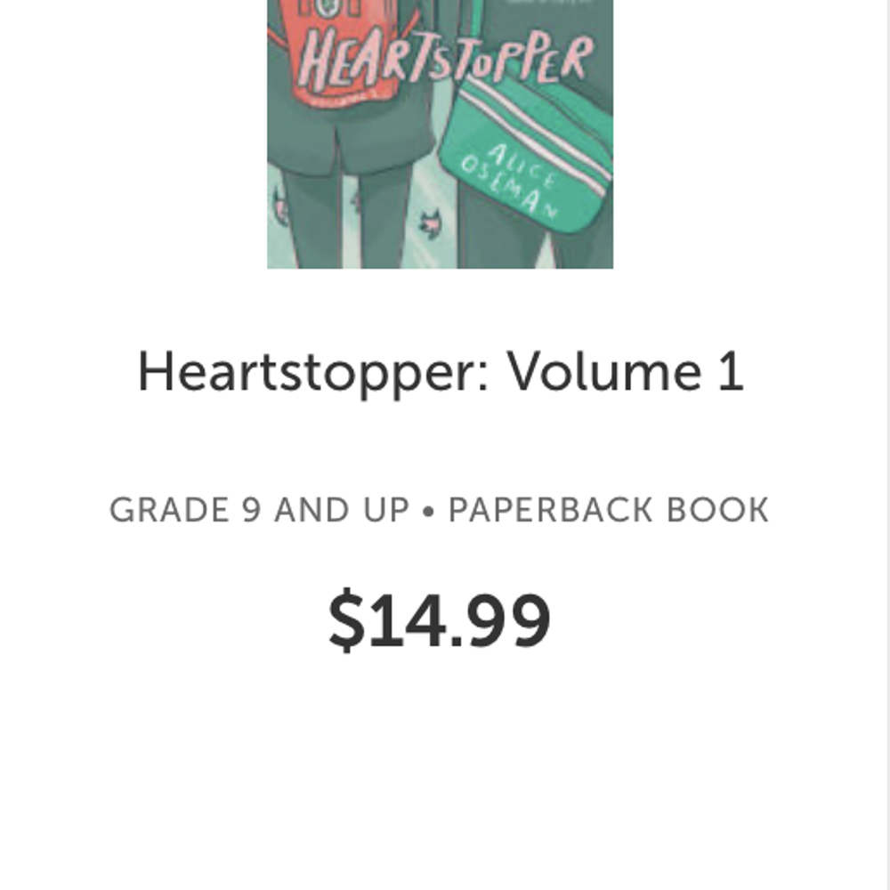 Heartstopper Book Cover Alabama News