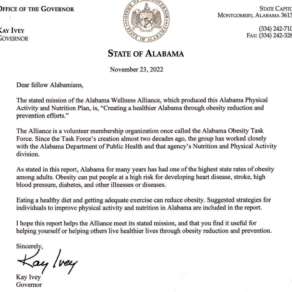Ivey letter Alabama News