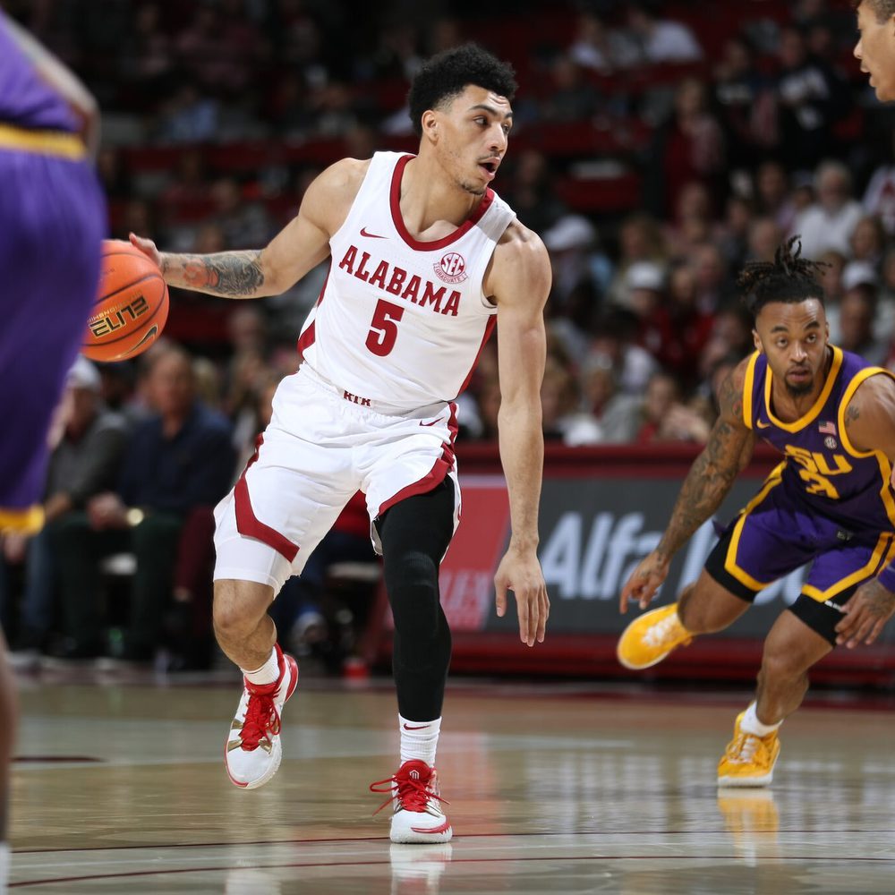 Jahvon Quinerly vs LSU Twitter MBB Alabama News