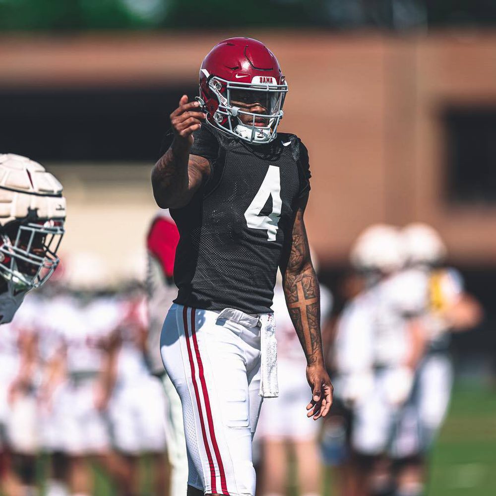 Jalen Milroe Spring Practice Facebook Alabama FTBL Alabama News